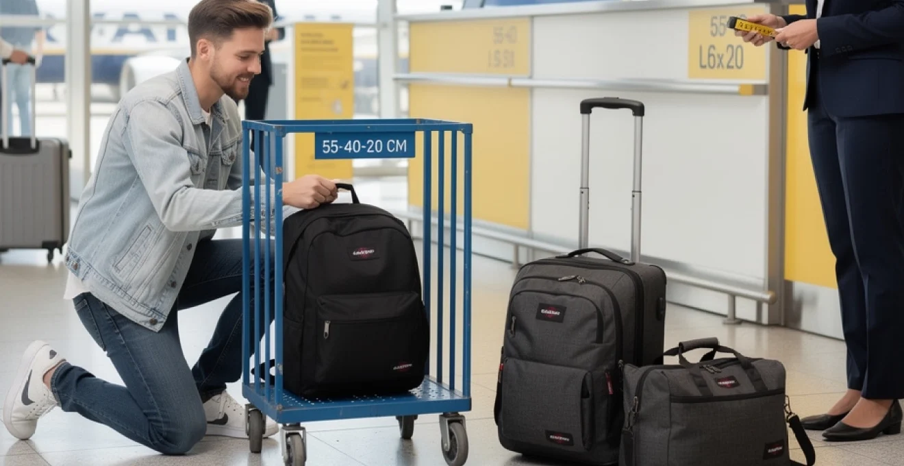 sac-eastpak-avec-ryanair-dimensions-autorisees